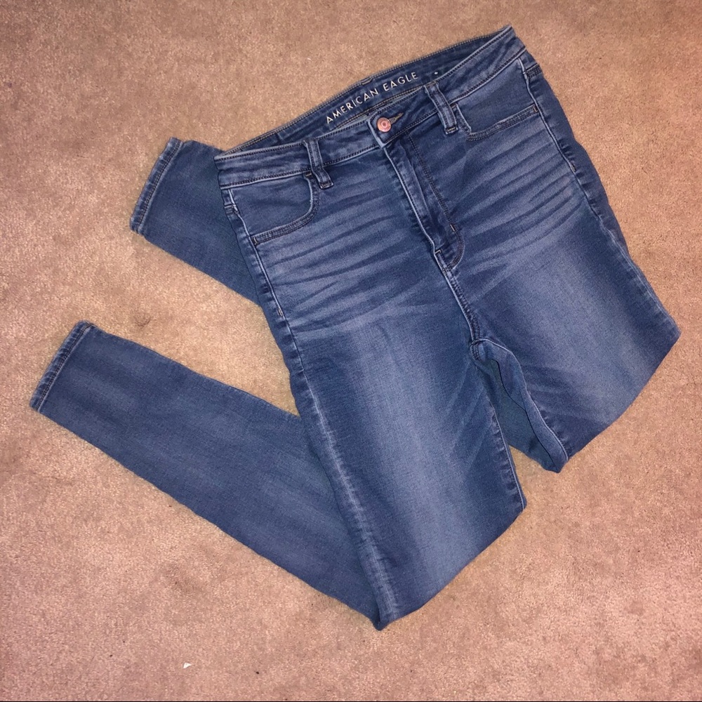 american eagle high rise jeans